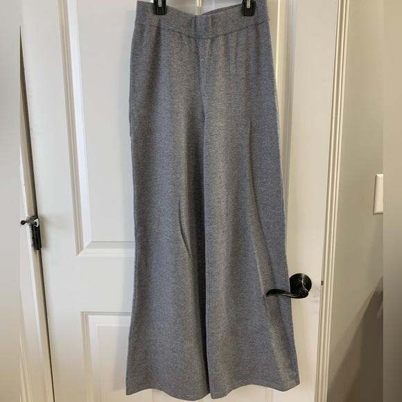 Express Super High Waisted Supersoft Sweater Wide Leg Pant - Picture 5 of 10